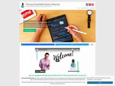 excelandmath.com snapshot