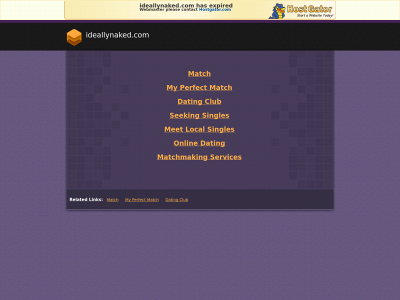 ideallynaked.com snapshot