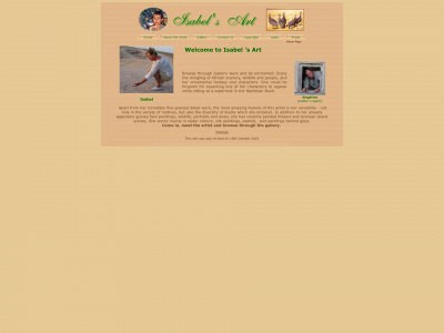 isabels-art.com snapshot