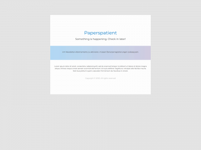 paperspatient.com snapshot