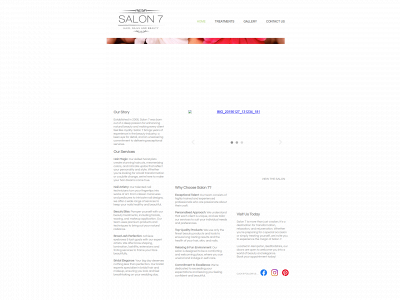 salon7.co.uk snapshot