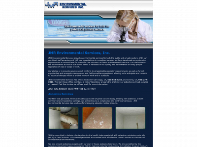 jmrenvironmental.com snapshot