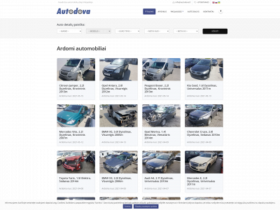 autodova.lt snapshot