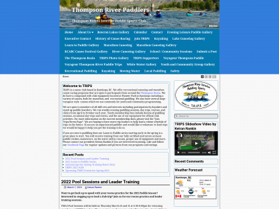 thompsonriverpaddlers.net snapshot
