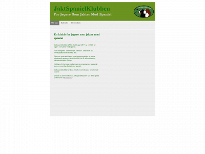 jaktspanielklubben.no snapshot