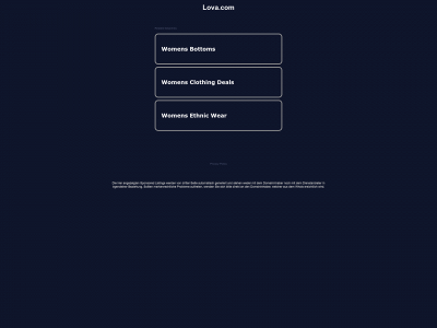 lova.com snapshot