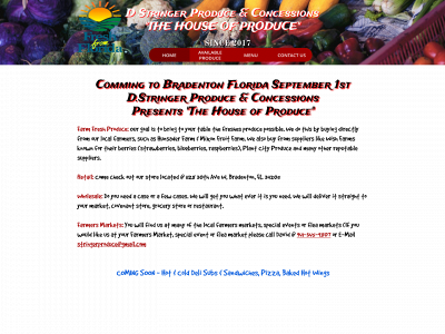 stringerproduce.com snapshot