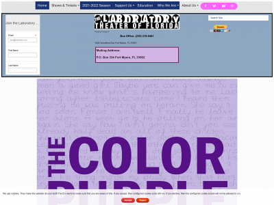 laboratorytheaterflorida.com snapshot
