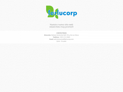 ferlucorp.com snapshot