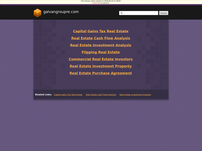 galvangroupre.com snapshot