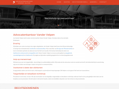 advocaat-vandervelpen.be snapshot