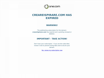 creareispirare.com snapshot