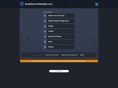 keepthenorthbright.com snapshot