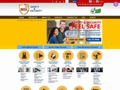 msisafetyandsecurity.com snapshot