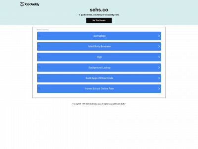 sehs.co snapshot