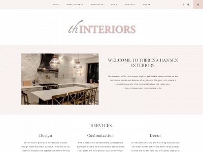 theresahanseninteriors.com snapshot