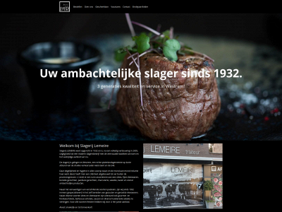 slagerijlemeire.be snapshot