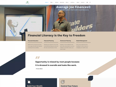 averagejoefinances.com snapshot