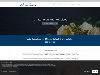 www.funerariafuentepelayo.es snapshot