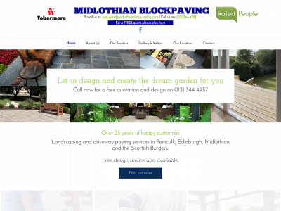 midlothianblockpaving.com snapshot