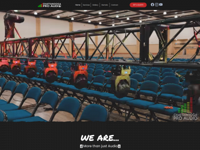 chattanoogaproaudio.com snapshot
