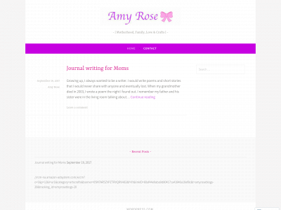 amyroseblogs.com snapshot