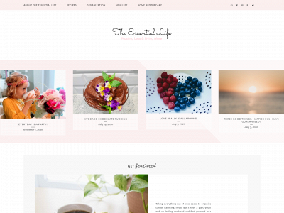 theessentiallife.com snapshot