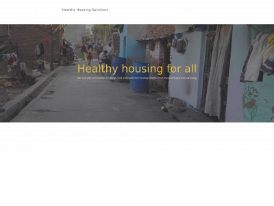 healthyhousingsolutions.org snapshot