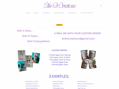 www.stikitcreations.com snapshot