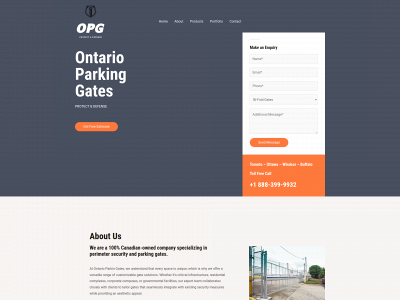 ontarioparkinggates.com snapshot