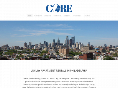 www.corerealtyrental.com snapshot