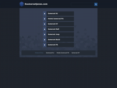 esomersetjones.com snapshot