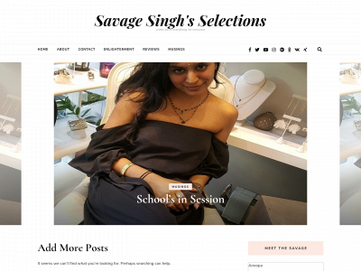 savagesingh.com snapshot