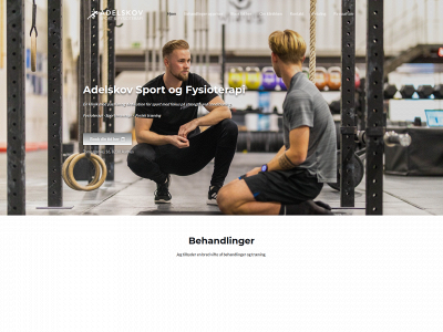 adelskovsportogfysioterapi.dk snapshot