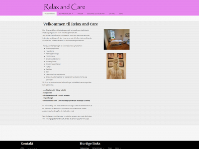 relaxandcare.dk snapshot