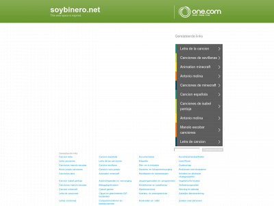 soybinero.net snapshot