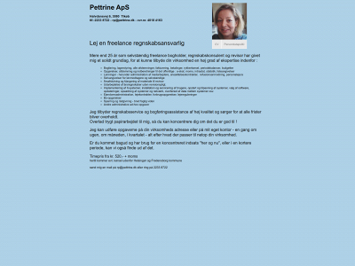 pettrine.dk snapshot