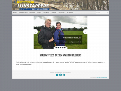 lijnstappersoostvlaanderen.be snapshot