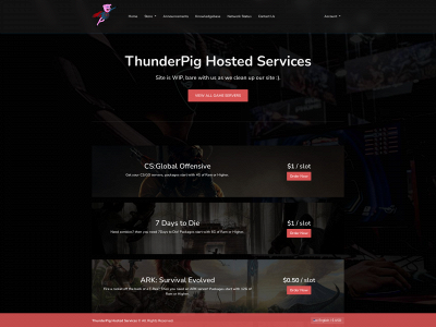 thunderpighs.ca snapshot