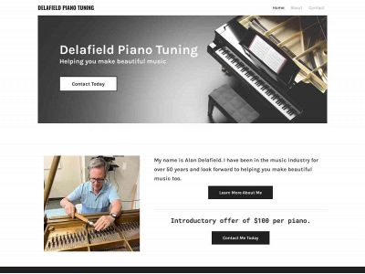 www.delafieldpianotuning.com snapshot