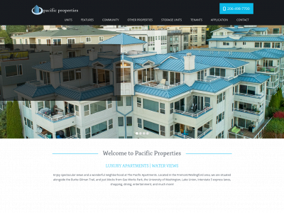 pacific-apartments.com snapshot