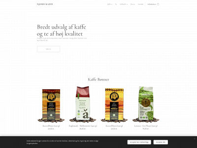 njordkaffe.dk snapshot