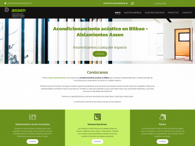 www.aislamientosassen.com snapshot