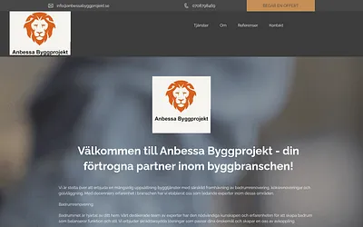 anbessabyggprojekt.se snapshot