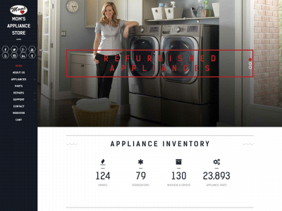 momsappliancestore.com snapshot
