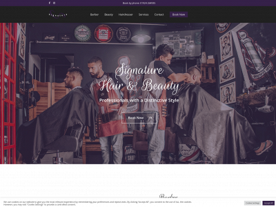signaturehairandbeauty.co.uk snapshot