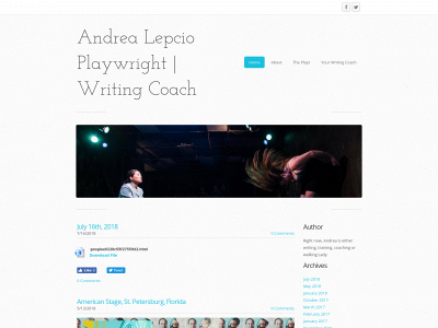 www.andrealepcio.com snapshot