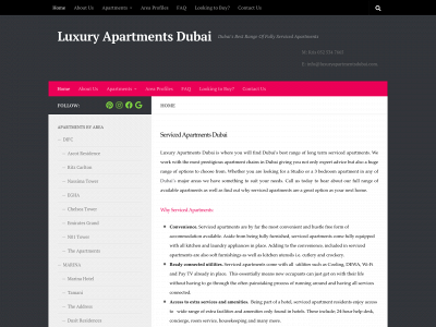 luxuryapartmentsdubai.com snapshot