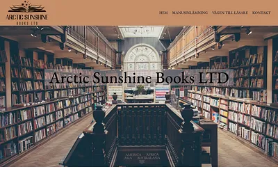 arcticsunshinebooks.se snapshot