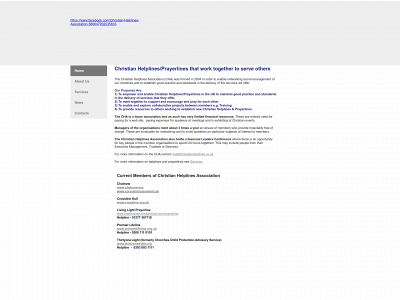 christianhelplines.co.uk snapshot